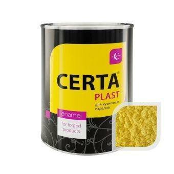 Молотковая краска ЦЕРТА-ПЛАСТ золото 0,8 кг
